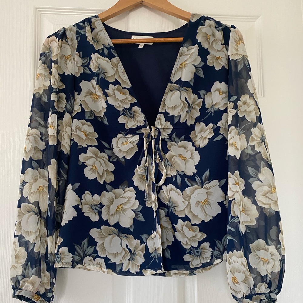 Floral Tie top